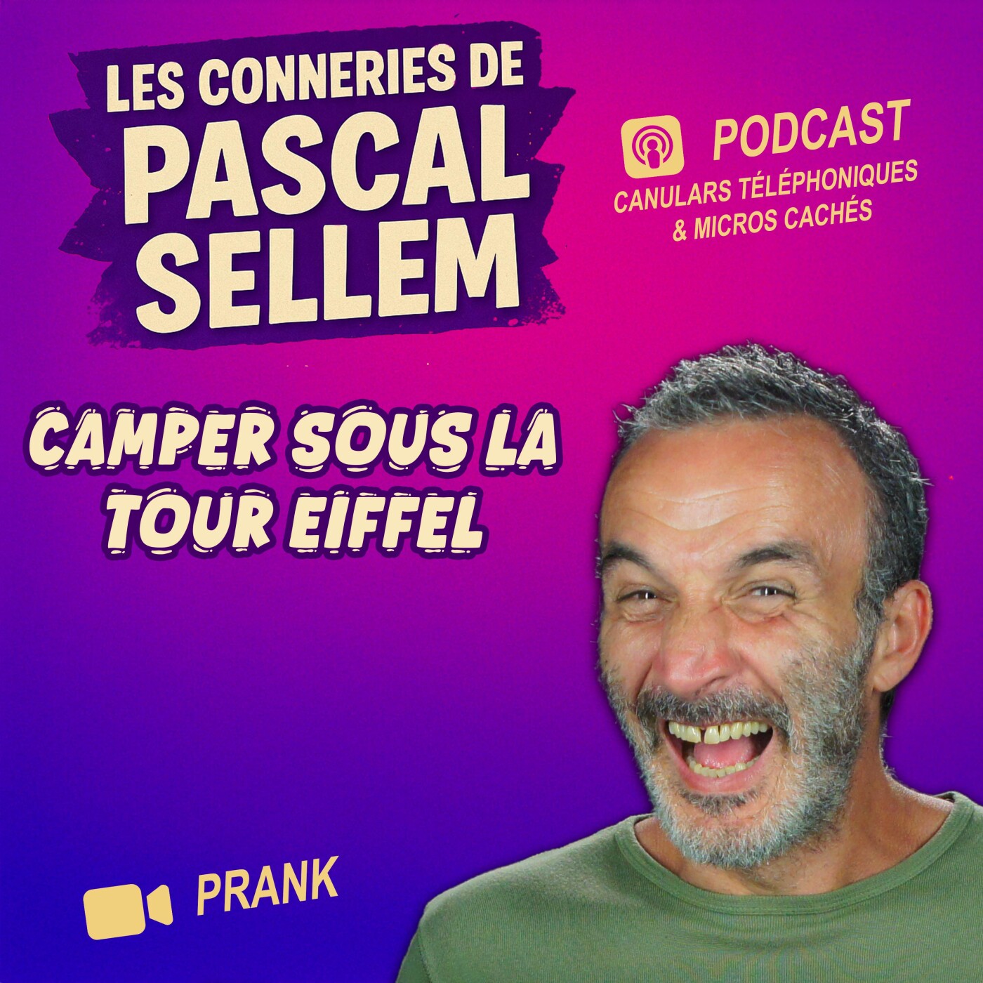 ⛺️ Le camping à la Tour Eiffel 🔴 Pascal Sellem