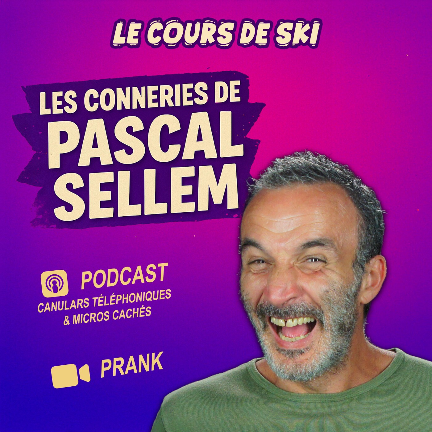 ⛷️Les cours de ski comme les Bronzés 🔴 Pascal Sellem Micro Caché