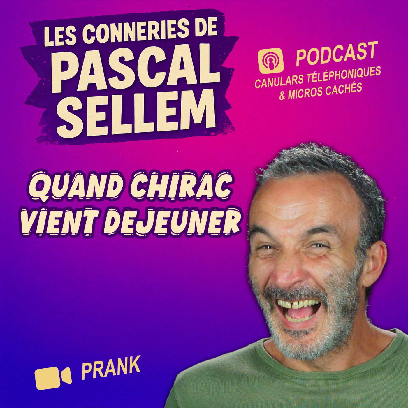✌️ J’organise un déjeuner pour Jacques Chirac 🔴 Pascal Sellem #humour