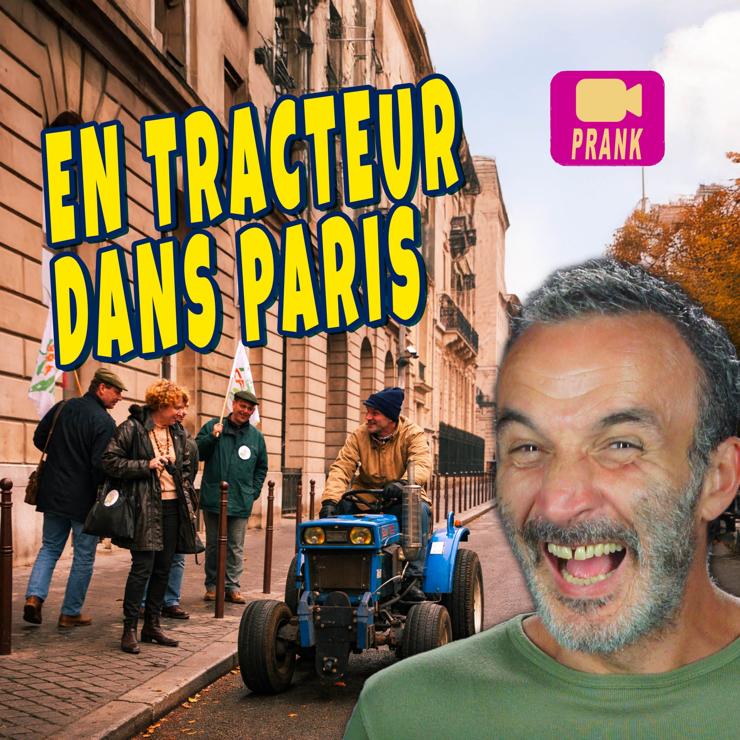 Prank : dans Paris avec un tracteur ♦︎ Caméra cachée ♦︎