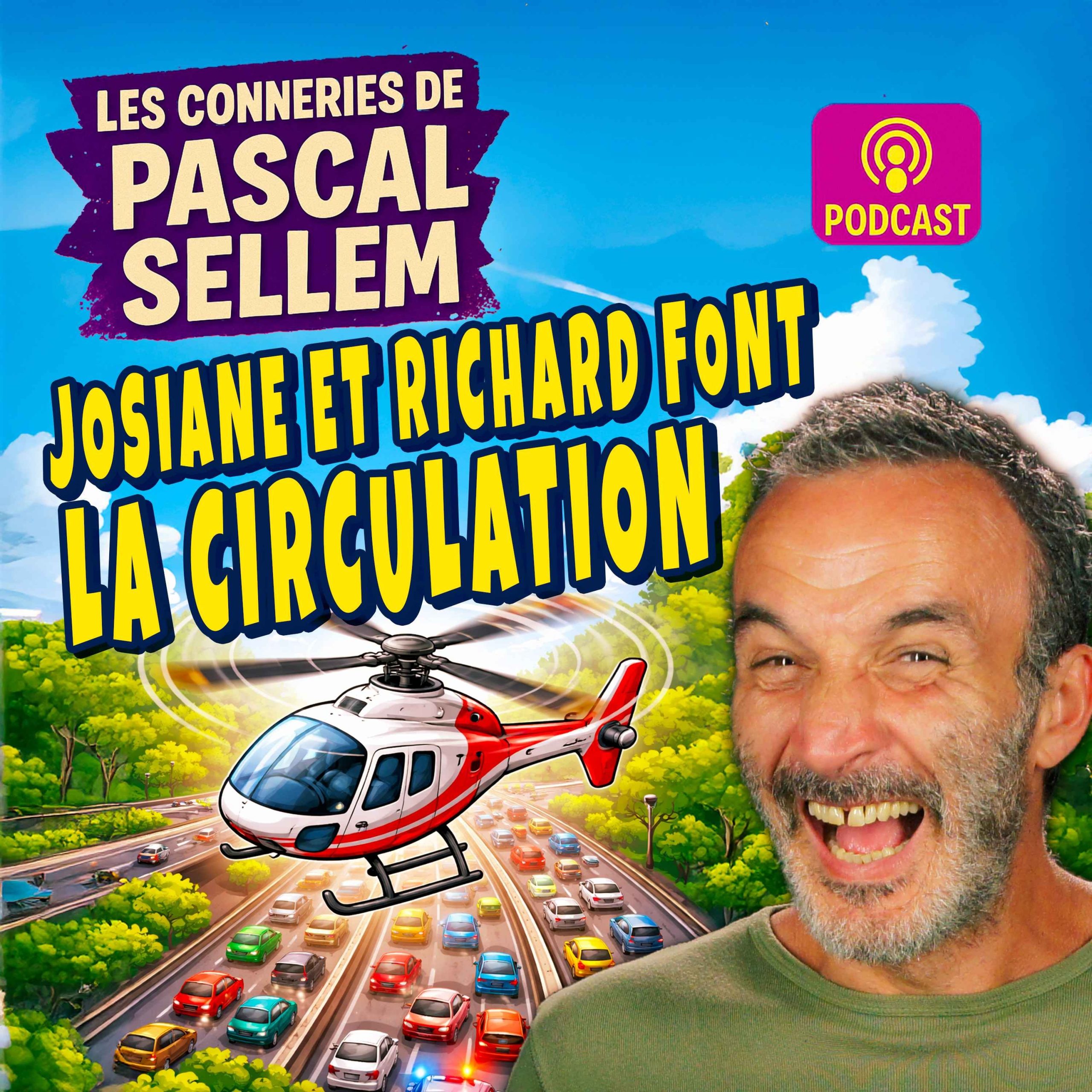 “Richard dans l’hélico”… mais qui fait le moteur derrière ? ★ Canular Pascal Sellem ★