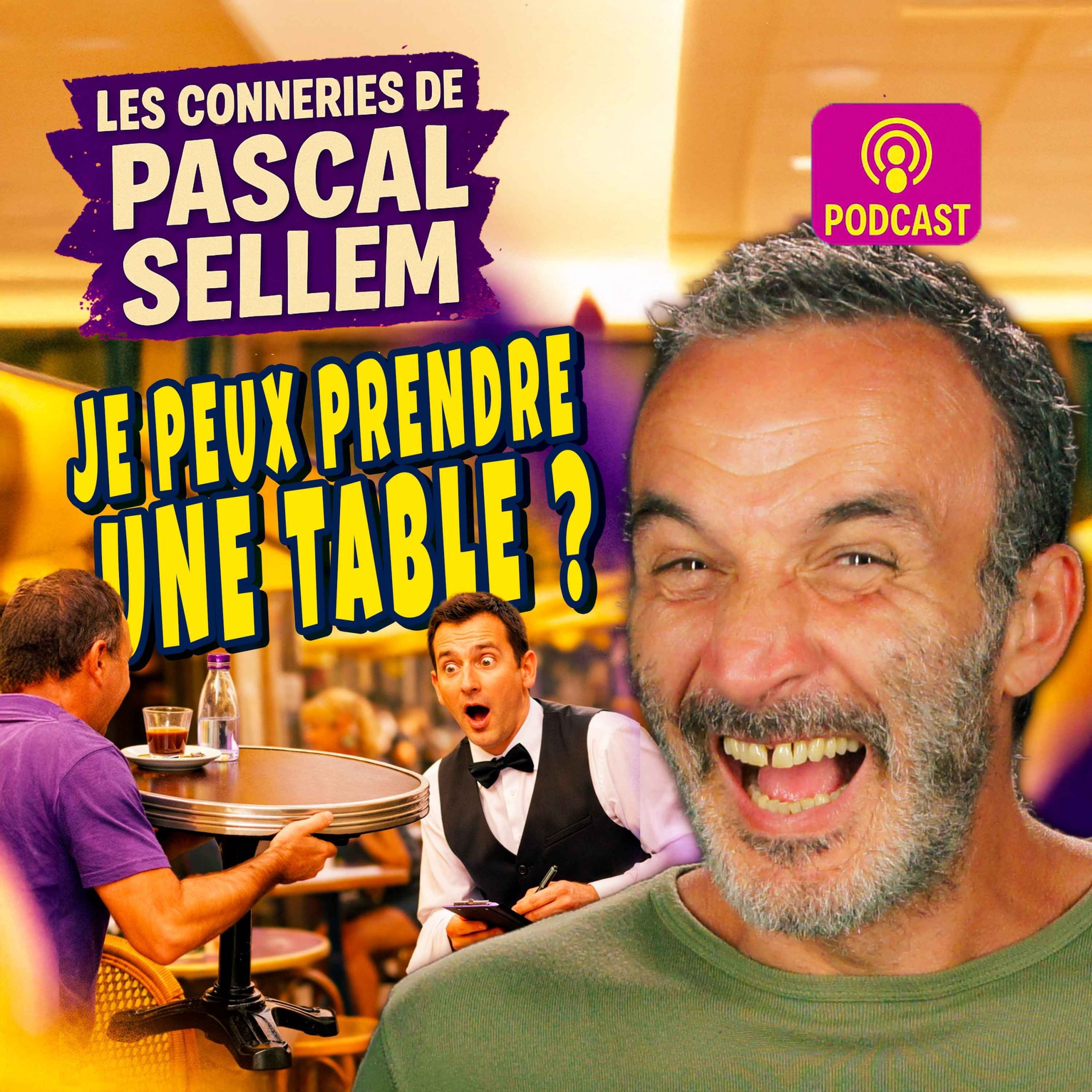 Quand on me dit “prenez une table”, je l’emporte !